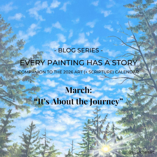Featured image for “Every Painting Has a Story: March 2026 – “It’s About the Journey””