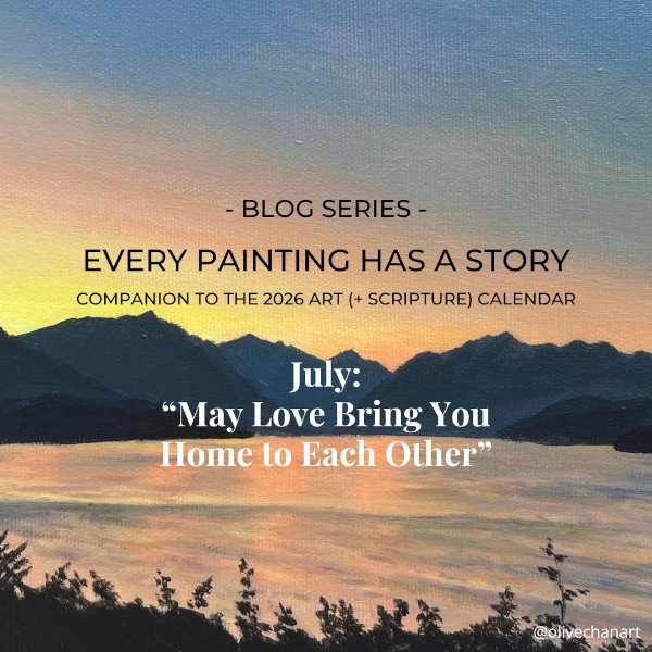 Featured image for “Every Painting Has a Story: July 2026 – “May Love Bring You Home to Each Other””