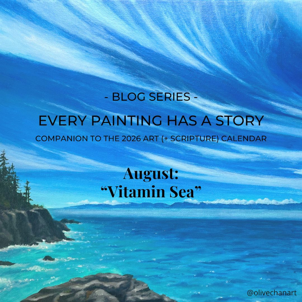 Featured image for “Every Painting Has a Story: August 2026 – “Vitamin Sea””